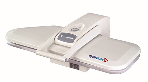 Avanzato Pressa da Stiro a Vapore (Ferro) di Speedypress - Doppio Dimensione (Doppia Taglia - 80cm x 31cm, 1,600watt) Per Uno Stiraggio Velocissimo (+ GRATIS Copriasse Extra e Fondo in Schiuma RRP 45,00 € + Altri Accessori)