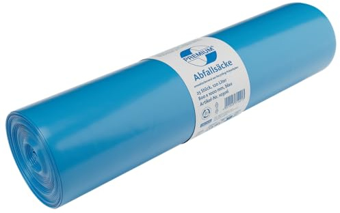 Müllsäcke DEISS PREMIUM blau, Typ 70, 120L, 25 St.