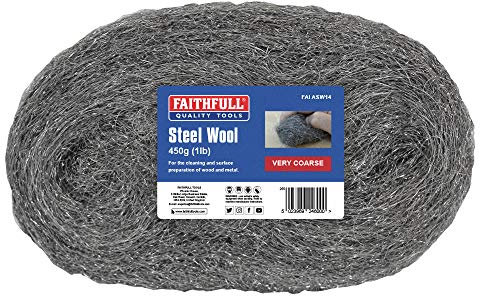 Faithfull Steel Wire Wool 450g Grit: VERY COARSE