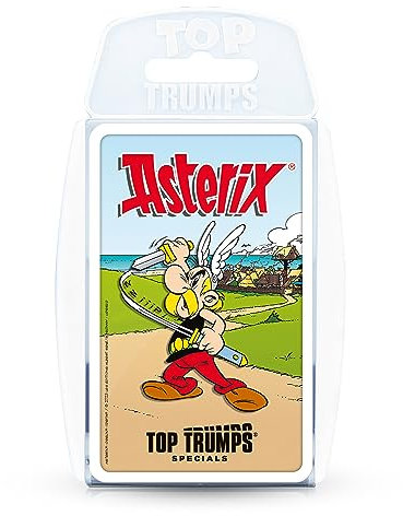 Top Trumps Asterix Kartenspiel für Kinder - Klassisches Lernkartenspiel für Fans von Asterix - 2+ Spieler ab 6+ Jahre - Deutsch