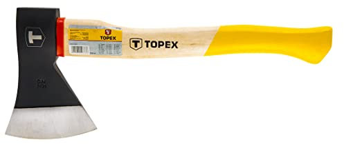 TOPEX Axt Universalaxt, Hochwertige Stahl-Klinge Axt - Beil - Stahl - Äxte - Handbeil - Profi Axt klein - Spaltaxt - Spaltbeil - ideal für die Holzspaltung – 600 g