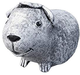 stoneandstyle Steinfigur Meerschweinchen Helmut, Frost- und wetterfest bis -30°C, massiver Steinguss