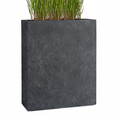 Pflanzwerk® Pflanzkübel Divider Lava Anthrazit 92x80x30cm Blumentopf *Frostbeständig* *UV-Schutz* *Qualitätsware*