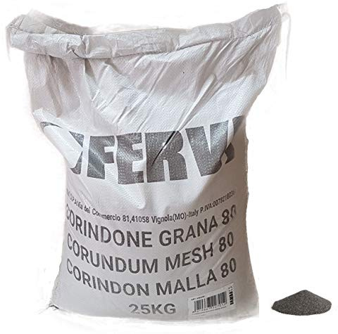 Corindon pour sablage 80 g - 9 Mohs (dureté)