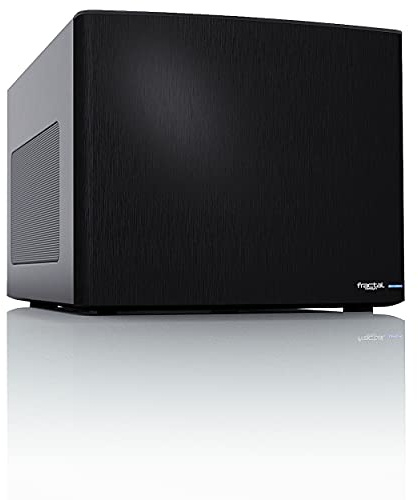 Fractal Design Node 304 - Black - Mini Cube Compact Computer Case - Small Form Factor - Mini ITX – Mitx - High Airflow - Modular Interior - 3X Silent R2 120mm Fans Included - USB 3.0