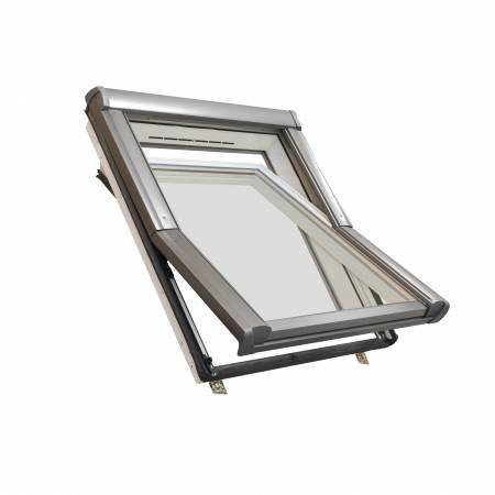 Dachdecker Favorit Roto Dachfenster aus Kunststoff mit Eindeckrahmen (74x98)