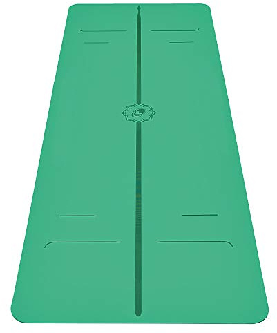 Liforme Evolve Yogamatte - Fortschrittlicher Rutschfester Griff | Ausrichtungssystem, Umweltfreundlich, Schadstofffrei, Schweißresistent, lang, breit, 4,2 mm dick, kostenlose Yogatasche