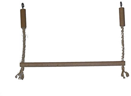 pipano 28 cm breite Vogelschaukel Ø 12 mm Sisal 5 mm für Vogelkäfig, Schaukel, Wellensittich, VBS12