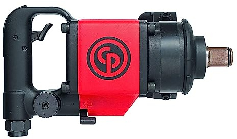 Chicago Pneumatic CP7773D Air Impact Wrench (1 Inch), Air Impact Gun Industrial Repair & Assembly Tool, D-Handle, Twin Hammer, Max Torque Output 1300 ft. lbf/1760 Nm, 6600 RPM