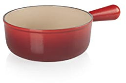Le Creuset Cazo fondue de hierro fundido, 20 cm, Cereza, 20007200602460