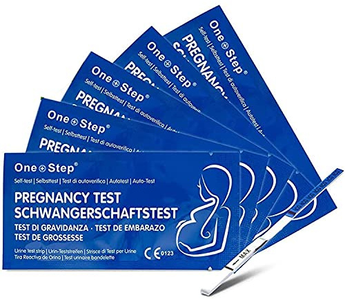 One Step 30 x Highly Sensitive 10mIU Pregnancy Test Strips (Tests up to 6 Days Earlier)