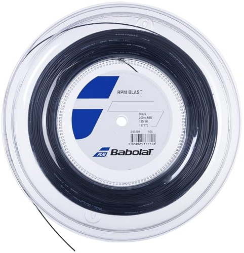 Babolat RPM Blast String Spule – Schwarz, 1,35 mm/200 m