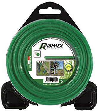 Ribimex PRDFA15X13RD Filo Rotondo in Blister, 1.3x15 m, Verde