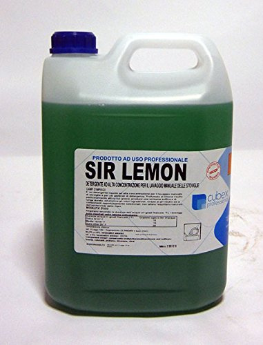Detergente detergente de alta concentración para lavar la vajilla Sir Lemon 4 x 5 kg