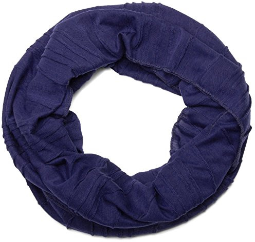 styleBREAKER Unisex Loop Schal Falten Vintage 81x37cm | Schlauchschal. weiche Haptik. 2-3 mal wickelbar. Rundschal. pflegeleicht. modisches Design.