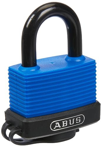 ABUS Messing-Vorhängeschloss Aqua Safe 70IB/45 gl.-6401 - gleichschließend und wetterfest - Edelstahlbügel für extra Korrosionsschutz - Kunststoffummantelung - ABUS-Sicherheitslevel 5