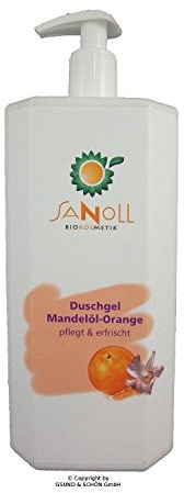 Sanoll Duschgel Mandelöl-Orange 1.000 ml