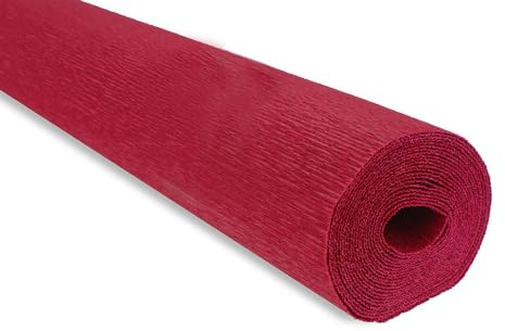 FloristryWarehouse Crepe Paper roll 180g (50X250cm) Deep Camino Red (Shade 586)