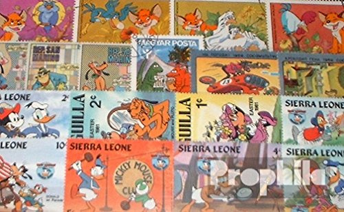 Motive 25 verschiedene Comics Marken (Briefmarken für Sammler) Comics