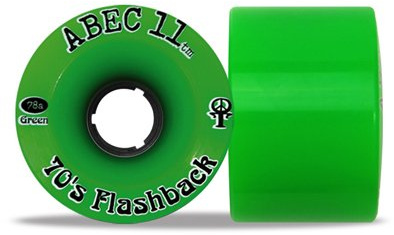 ABEC 11 Wheels Longboard Rollen Flashbacks 4 Stück, 78a, 70mm