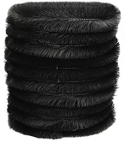 Selections Gutter Brush Guard Leaf, Moss & Debris Protection in Black 4m Roll - Pack of 10