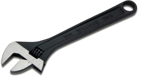Williams JH 13604A Adjustable Spanner Set Black