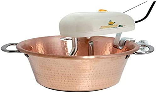 Lar Polentamatic Paire électrique cuivre fond induction 26 cm plastique et acier inoxydable, 4 W