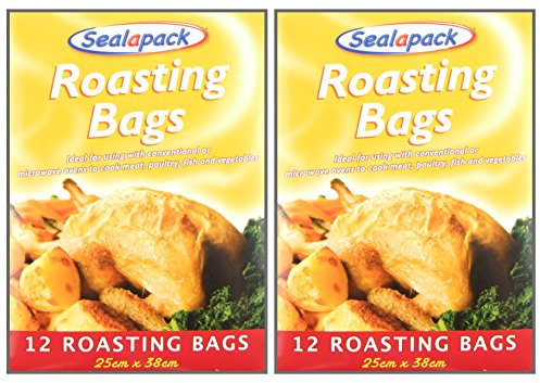 24 LARGE ROASTING BAGS MICROWAVE OVEN COOKING POULTRY CHICKEN TURKEY MEAT FISH