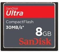 Sandisk SDCFH-008G-A11 8GB CompactFlash memory card - memory cards (CompactFlash)