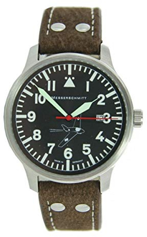 Messerschmitt 163-42S - Orologio da polso, pelle