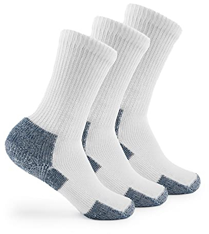 Thorlos Men's Xj Running Socks, White/Navy (3 Pair Pack), L UK