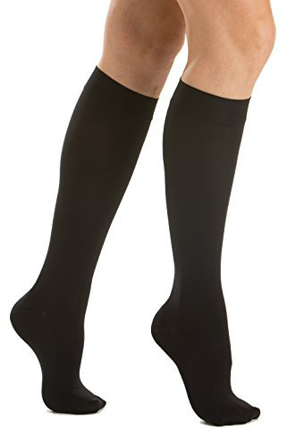 RelaxSan M1050 (Nero 4-XL) gambaletti cotone medicali classe 1 - K1 compressione graduata