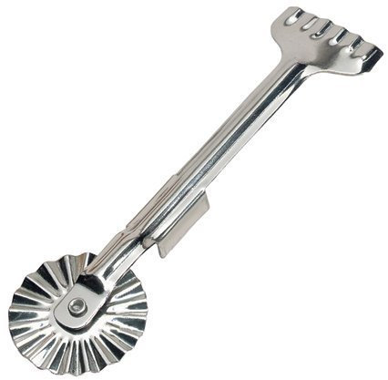 Ateco 1398 Pastry Cutter with Fluted Wheel by Ateco