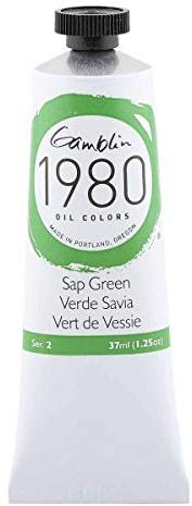 Gamblin 1980 - Oelfarbe - Saftgruen - 37 ml