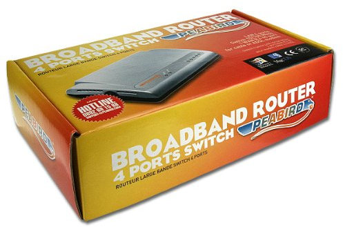 Peabird PEAB-DSL-SW4 Routeur ADSL avec Switch 4 ports