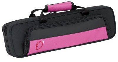 Ortola 6464 Etui für Querflöte Querflötenkoffer Flötenkoffer Schwarz/Fuchsia