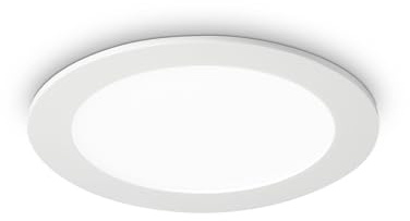 Ideal LUX Groove 10w Round 3000k Lampada da Incasso 1 Luce 2 d 11,8 x h 3,5 cm