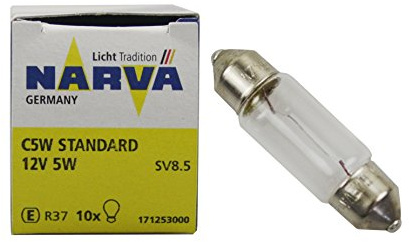 Narva - 17125 lámpara de incandescencia, iluminación placa de matrícula (10)