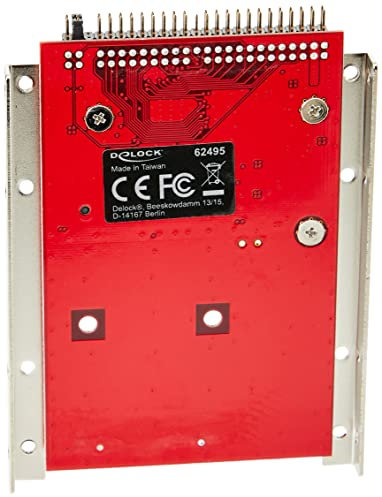 Delock 62495 Convertisseur IDE 44 broches> mSATA avec 2,5 Cadre (7 mm)