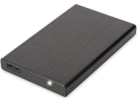 DIGITUS - DA-71105 - Festplattengehäuse SSD/HDD - 2,5 - USB 3.0 - SATA III - bis zu 2 TB - schwarz