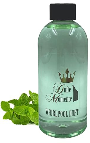 Dufte Momente | Whirlpool Duft Minze 500ml | Badezusatz | mit naturreinen und natürlichen ätherischen Ölen | kein Schaum | vegan und ohne Tierversuche