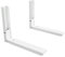 AVF EM60W-A Universal-Mikrowellen-Halterung zur Wandmontage, Weiß, Arme ausziehbar von 29,2 cm bis 45 cm, 2 Stück