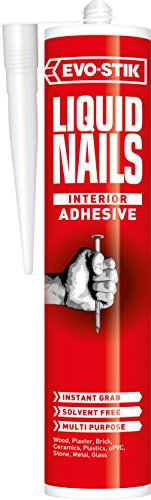 24 Evo-Stik Liquid Nails Grab Adhesive Solvent Free Interior C20 290ml 30811458