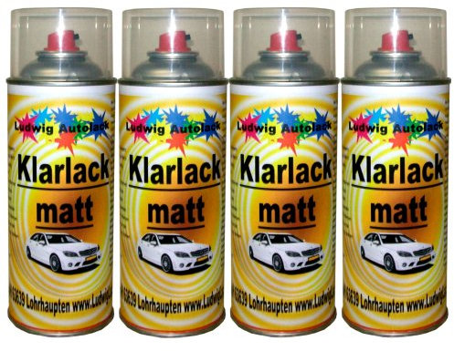 LudwigLacke 4 Klarlackspray matt 400 ml je Spraydose