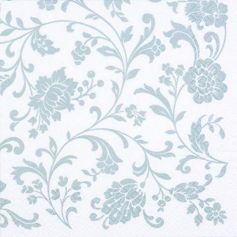 Zellt.Serviette Arabesque silv