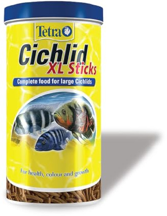Tetra Cichlid XL Fish Food Sticks, Complete Food for Large Cichlids, 320g