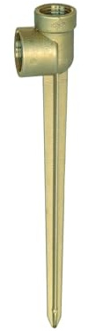 Geka 607034 Regnersteckdorn G 1/2 Zoll xIG G 3/4 Zoll MS 170 mm, Gold, 18 x 8 x 13 cm