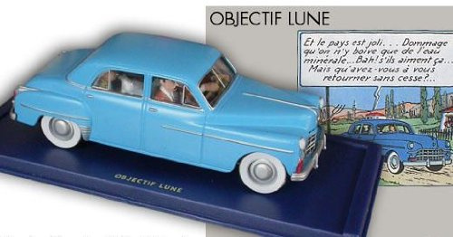 Tintin - Atlas - En voiture Tintin - 30 - Objectif Lune, l'Américaine bleue