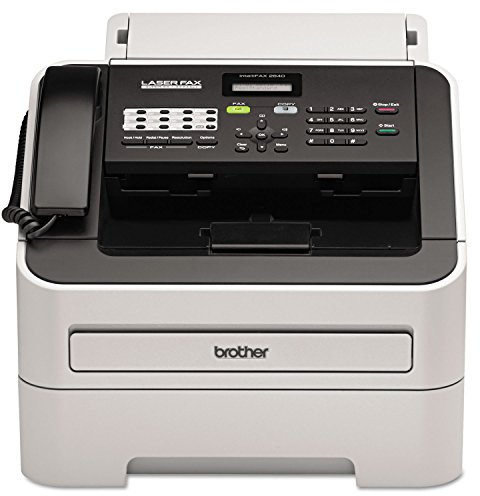 Brother FAX-2840 Mono Laser Fax Machine, High Speed Modem| Fax, A4 | UK Plug