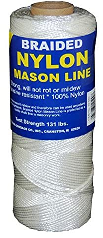 T.W Evans Cordage 12-000 Number-1 Braided Nylon Mason Line, 1000-Feet